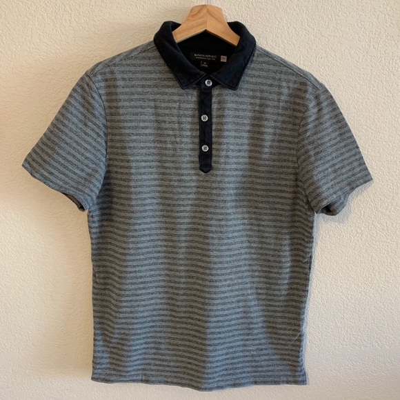 Banana Republic Performance Pique Polo - Stripped - Picture 9 of 9